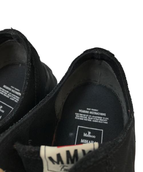 Maison MIHARA YASUHIRO（メゾン ミハラ ヤスヒロ）Maison MIHARA YASUHIRO (メゾン ミハラ ヤスヒロ) HANK Low' sneakers ブラック サイズ:41の古着・服飾アイテム