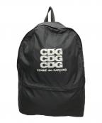 CDGシーディージー）の古着「CDGロゴリュック」｜ブラック