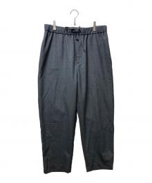 ATON（エイトン）の古着「Wool Tropical Easy Pant （ウールトロピカルイージーパンツ）」｜グレー