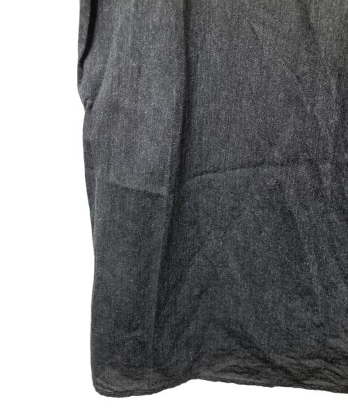 BLURHMS（ブラームス）blurhms (ブラームス) Silk-Co Voile Half-Sleeve Shirt (シルクボイルハーフスリーブシャツ）BHS26S036SiCo ブラック サイズ:2の古着・服飾アイテム