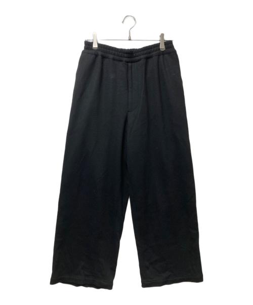 Graphpaper（グラフペーパー）Graphpaper (グラフペーパー) 24AW Wool Smooth Flannel Easy Wide Pants (ウールスムースフラネットイージーワイドパンツ）GM244-40011 ブラック サイズ:1の古着・服飾アイテム