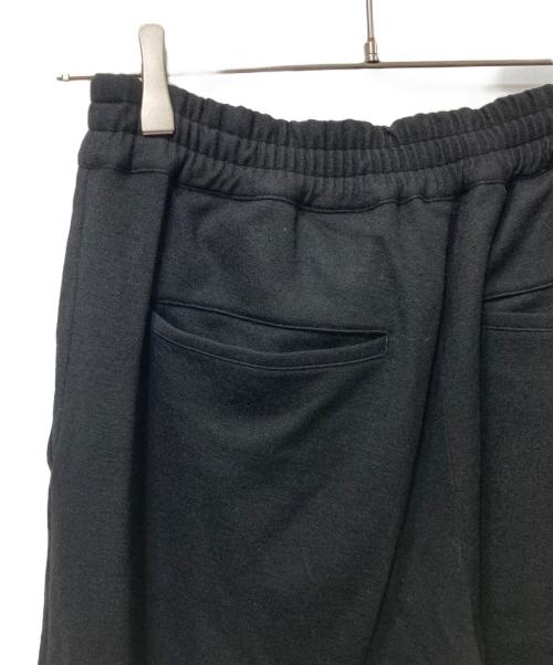 Graphpaper（グラフペーパー）Graphpaper (グラフペーパー) 24AW Wool Smooth Flannel Easy Wide Pants (ウールスムースフラネットイージーワイドパンツ）GM244-40011 ブラック サイズ:1の古着・服飾アイテム