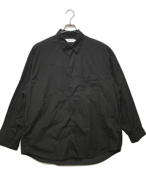 Graphpaper（グラフペーパー）Graphpaper (グラフペーパー) Broad Regular Collar Shirt  （ブロードレギュラーカラーシャツ）GM233-50314IS ブラック サイズ:FREEの古着・服飾アイテム