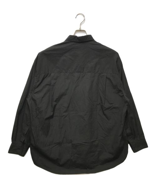 Graphpaper（グラフペーパー）Graphpaper (グラフペーパー) Broad Regular Collar Shirt  （ブロードレギュラーカラーシャツ）GM233-50314IS ブラック サイズ:FREEの古着・服飾アイテム