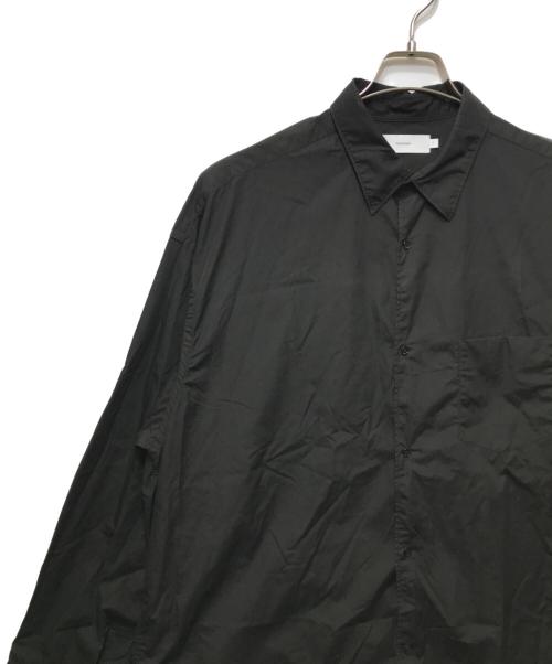 Graphpaper（グラフペーパー）Graphpaper (グラフペーパー) Broad Regular Collar Shirt  （ブロードレギュラーカラーシャツ）GM233-50314IS ブラック サイズ:FREEの古着・服飾アイテム