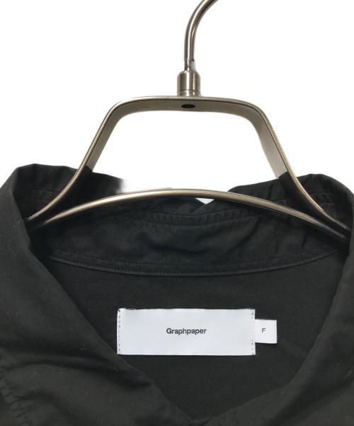 Graphpaper（グラフペーパー）Graphpaper (グラフペーパー) Broad Regular Collar Shirt  （ブロードレギュラーカラーシャツ）GM233-50314IS ブラック サイズ:FREEの古着・服飾アイテム