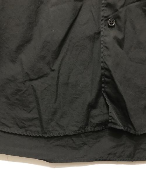 Graphpaper（グラフペーパー）Graphpaper (グラフペーパー) Broad Regular Collar Shirt  （ブロードレギュラーカラーシャツ）GM233-50314IS ブラック サイズ:FREEの古着・服飾アイテム
