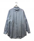 MAATEE&SONSマーティーアンドサンズ）の古着「"ELIZABETH"長袖シャツ MT5103-0601A」｜ブルー
