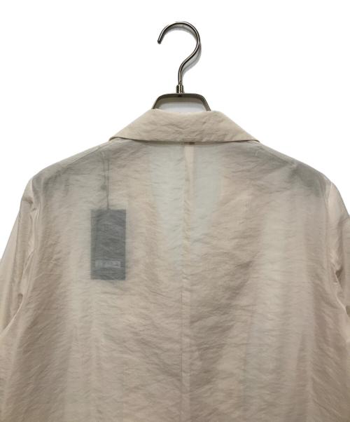 anuans（アニュアンス）anuans (アニュアンス) シアーオーバーテーラードジャケット 1524301253 ベージュ サイズ:FREEの古着・服飾アイテム