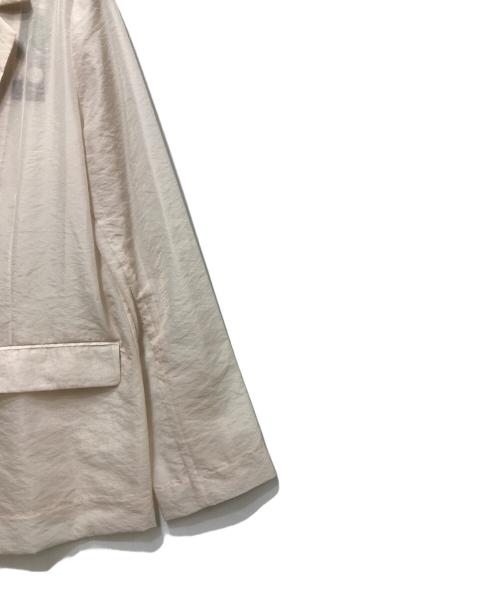anuans（アニュアンス）anuans (アニュアンス) シアーオーバーテーラードジャケット 1524301253 ベージュ サイズ:FREEの古着・服飾アイテム