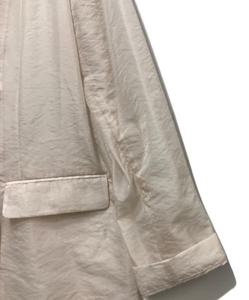anuans（アニュアンス）anuans (アニュアンス) シアーオーバーテーラードジャケット 1524301253 ベージュ サイズ:FREEの古着・服飾アイテム