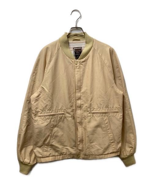Christian Dior Sports（クリスチャン ディオールスポーツ）Christian Dior Sports (クリスチャン ディオールスポーツ) MA-1ジャケット ベージュ サイズ:40の古着・服飾アイテム