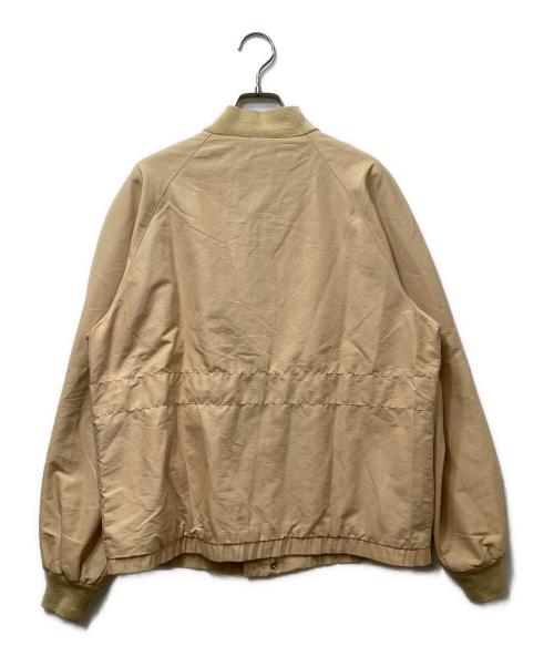 Christian Dior Sports（クリスチャン ディオールスポーツ）Christian Dior Sports (クリスチャン ディオールスポーツ) MA-1ジャケット ベージュ サイズ:40の古着・服飾アイテム