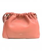 A.P.C.アーペーセー）の古着「SAC NINON MINI 22PC（サック ニノン ミニ） ドロ－ストリングショルダーバッグ / 巾着ショルダーバッグ」｜ピンク