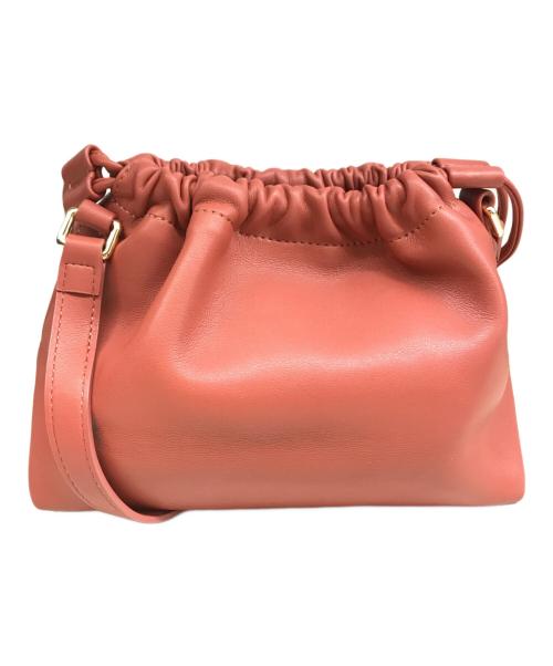 A.P.C.（アーペーセー）A.P.C. (アーペーセー) SAC NINON MINI 22PC（サック ニノン ミニ） ドロ－ストリングショルダーバッグ / 巾着ショルダーバッグ ピンクの古着・服飾アイテム
