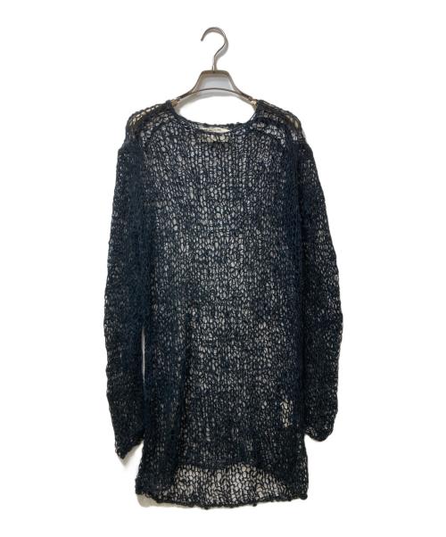 COMME des GARCONS（コムデギャルソン）COMME des GARCONS (コムデギャルソン) メッシュニットワンピ IN-100040 ブラック サイズ:実寸参照の古着・服飾アイテム