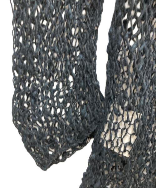 COMME des GARCONS（コムデギャルソン）COMME des GARCONS (コムデギャルソン) メッシュニットワンピ IN-100040 ブラック サイズ:実寸参照の古着・服飾アイテム
