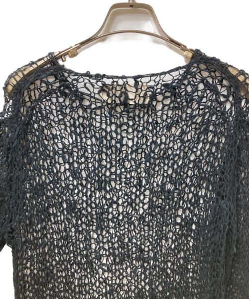 COMME des GARCONS（コムデギャルソン）COMME des GARCONS (コムデギャルソン) メッシュニットワンピ IN-100040 ブラック サイズ:実寸参照の古着・服飾アイテム
