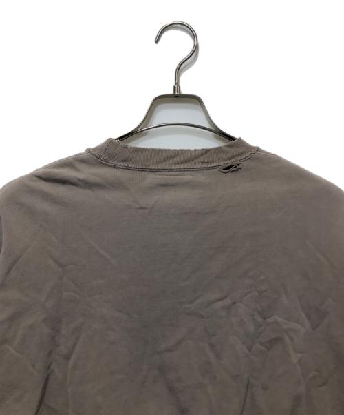REMI RELIEF（レミレリーフ）REMI RELIEF (レミレリーフ) shishikui (シシクイ) ダメージ加工スウェット ブラウン サイズ:Mの古着・服飾アイテム