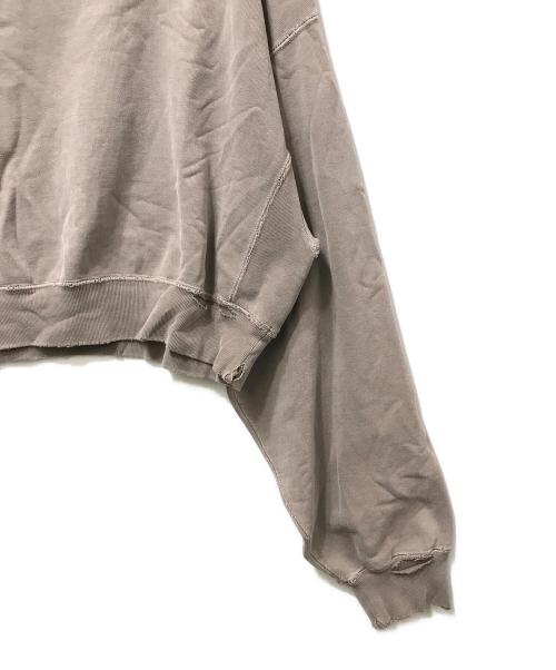 REMI RELIEF（レミレリーフ）REMI RELIEF (レミレリーフ) shishikui (シシクイ) ダメージ加工スウェット ブラウン サイズ:Mの古着・服飾アイテム