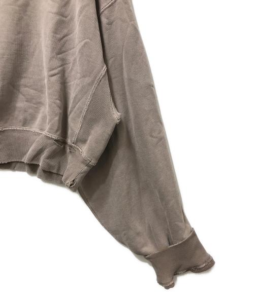 REMI RELIEF（レミレリーフ）REMI RELIEF (レミレリーフ) shishikui (シシクイ) ダメージ加工スウェット ブラウン サイズ:Mの古着・服飾アイテム