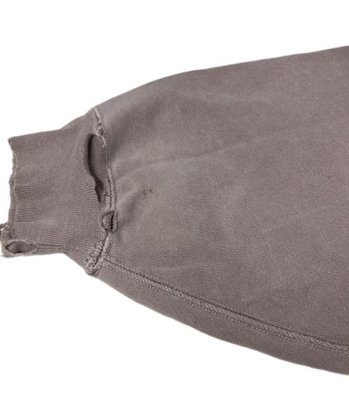 REMI RELIEF（レミレリーフ）REMI RELIEF (レミレリーフ) shishikui (シシクイ) ダメージ加工スウェット ブラウン サイズ:Mの古着・服飾アイテム