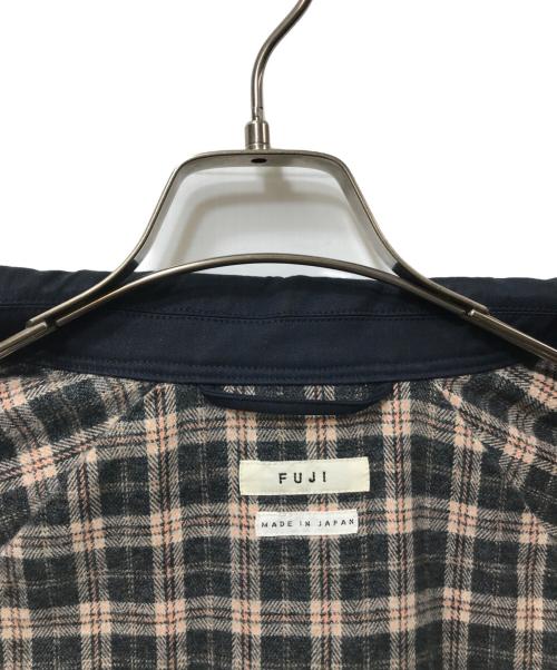 FUJI（フジ）FUJI (フジ) COTTON GABARDINE RAGRAN BLOUSON / コットンギャバジンラグランブルゾン ネイビー サイズ:4の古着・服飾アイテム