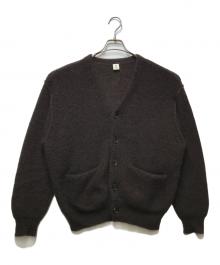MEIAS（メイアス）の古着「SUPER KID MOHAIR V CADIGAN - MINT （スーパーキッドモヘヤカーディガン）MOCD-3A11」｜ブラウン
