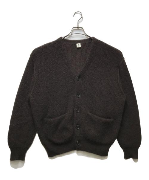 MEIAS（メイアス）MEIAS (メイアス) SUPER KID MOHAIR V CADIGAN - MINT （スーパーキッドモヘヤカーディガン）MOCD-3A11 ブラウン サイズ:Mの古着・服飾アイテム