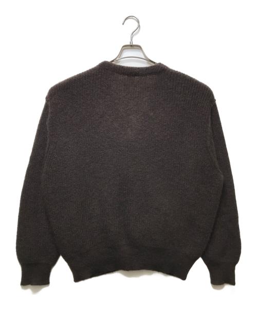 MEIAS（メイアス）MEIAS (メイアス) SUPER KID MOHAIR V CADIGAN - MINT （スーパーキッドモヘヤカーディガン）MOCD-3A11 ブラウン サイズ:Mの古着・服飾アイテム