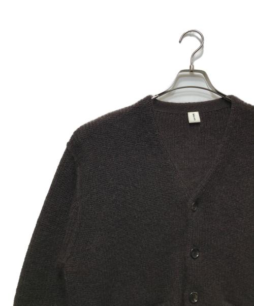 MEIAS（メイアス）MEIAS (メイアス) SUPER KID MOHAIR V CADIGAN - MINT （スーパーキッドモヘヤカーディガン）MOCD-3A11 ブラウン サイズ:Mの古着・服飾アイテム