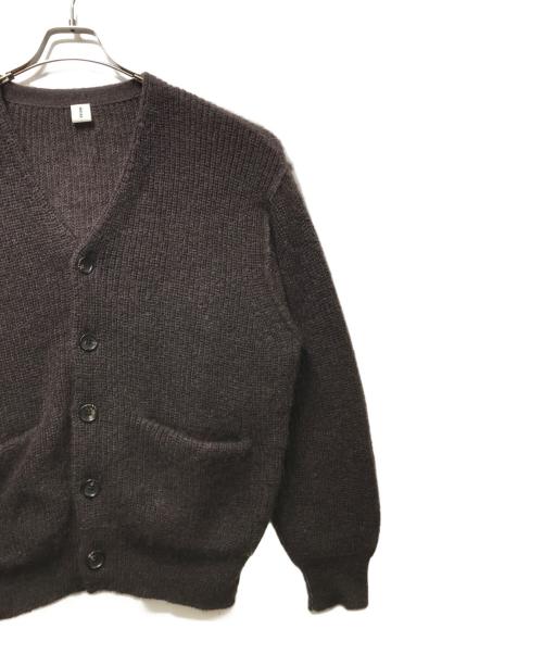 MEIAS（メイアス）MEIAS (メイアス) SUPER KID MOHAIR V CADIGAN - MINT （スーパーキッドモヘヤカーディガン）MOCD-3A11 ブラウン サイズ:Mの古着・服飾アイテム