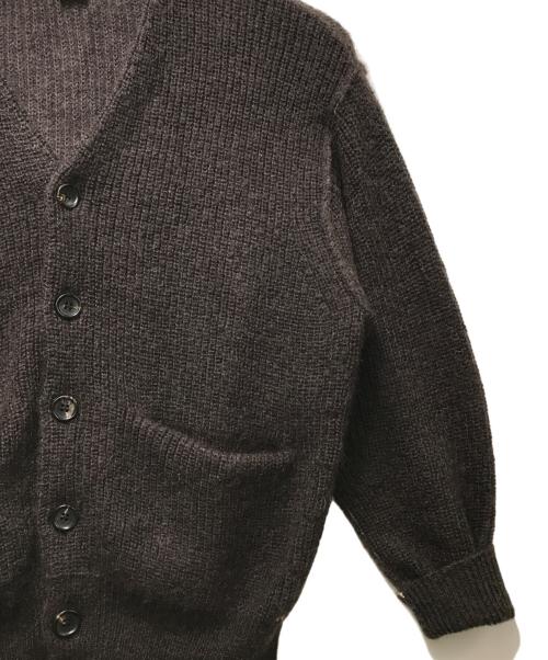 MEIAS（メイアス）MEIAS (メイアス) SUPER KID MOHAIR V CADIGAN - MINT （スーパーキッドモヘヤカーディガン）MOCD-3A11 ブラウン サイズ:Mの古着・服飾アイテム