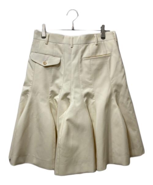 COMME des GARCONS HOMME PLUS（コムデギャルソンオムプリュス）COMME des GARCONS HOMME PLUS (コムデギャルソンオムプリュス) 26SS フレアショーツ PQ-P019 /AD2025 ベージュ サイズ:Sの古着・服飾アイテム