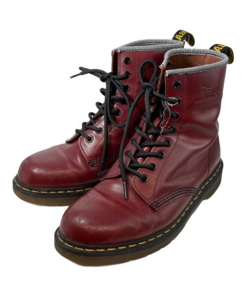 Dr.Martens（ドクターマーチン）Dr.Martens (ドクターマーチン) 8ホールブーツ レッド サイズ:43の古着・服飾アイテム
