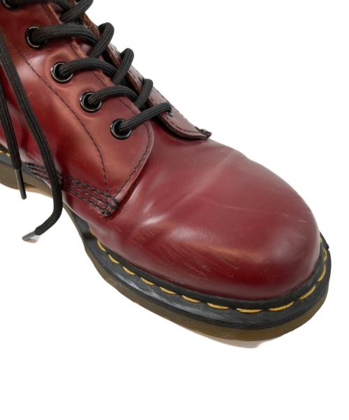 Dr.Martens（ドクターマーチン）Dr.Martens (ドクターマーチン) 8ホールブーツ レッド サイズ:43の古着・服飾アイテム