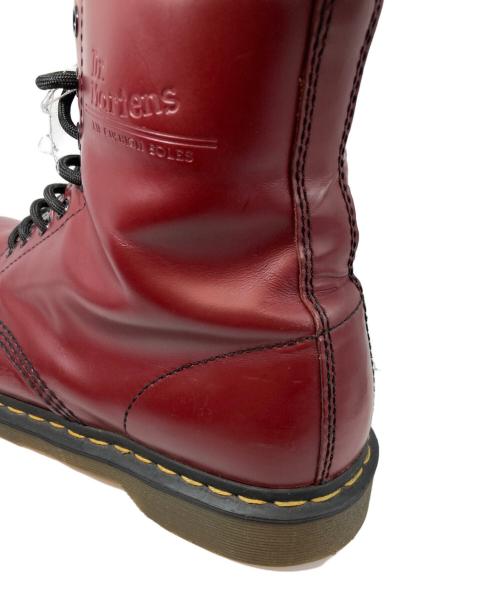 Dr.Martens（ドクターマーチン）Dr.Martens (ドクターマーチン) 8ホールブーツ レッド サイズ:43の古着・服飾アイテム