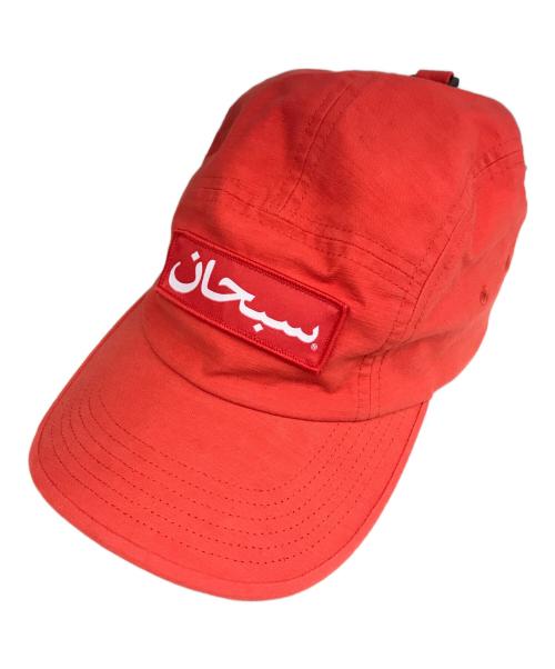 SUPREME（シュプリーム）Supreme (シュプリーム) Arabic Logo Camp Cap レッドの古着・服飾アイテム