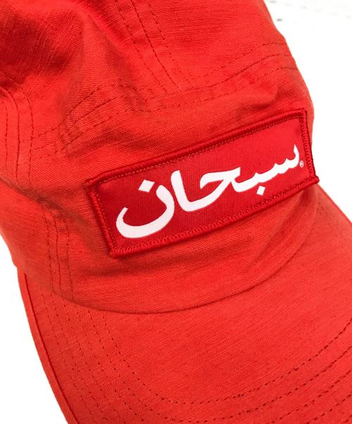 SUPREME（シュプリーム）Supreme (シュプリーム) Arabic Logo Camp Cap レッドの古着・服飾アイテム