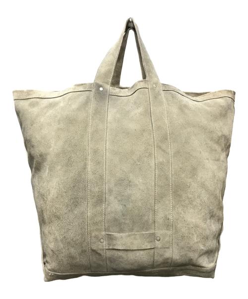 seven by seven（セブンバイセブン）seven by seven (セブンバイセブン) LEATHER TOTE BAG Cow split leather（レザートートバッグ カウスプリットレザー） グレーの古着・服飾アイテム