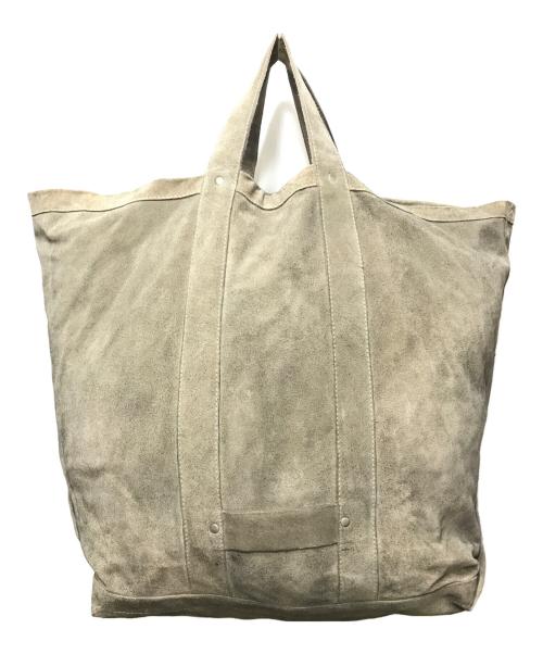 seven by seven（セブンバイセブン）seven by seven (セブンバイセブン) LEATHER TOTE BAG Cow split leather（レザートートバッグ カウスプリットレザー） グレーの古着・服飾アイテム