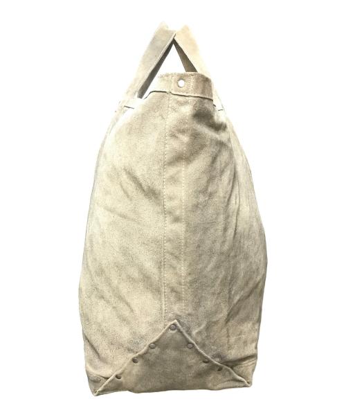seven by seven（セブンバイセブン）seven by seven (セブンバイセブン) LEATHER TOTE BAG Cow split leather（レザートートバッグ カウスプリットレザー） グレーの古着・服飾アイテム