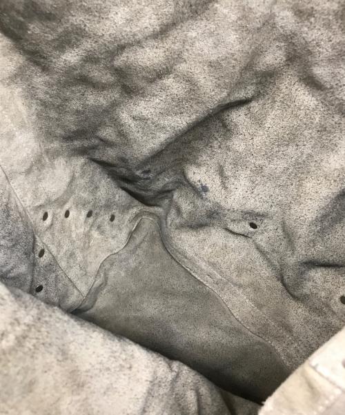 seven by seven（セブンバイセブン）seven by seven (セブンバイセブン) LEATHER TOTE BAG Cow split leather（レザートートバッグ カウスプリットレザー） グレーの古着・服飾アイテム