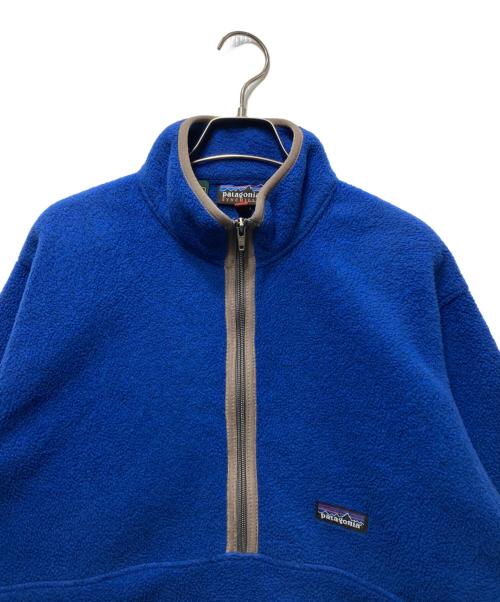 Patagonia（パタゴニア）Patagonia (パタゴニア) シンチラフリースプルオーバー　25735 / メキシコ製 02年製 ブルー サイズ:Mの古着・服飾アイテム