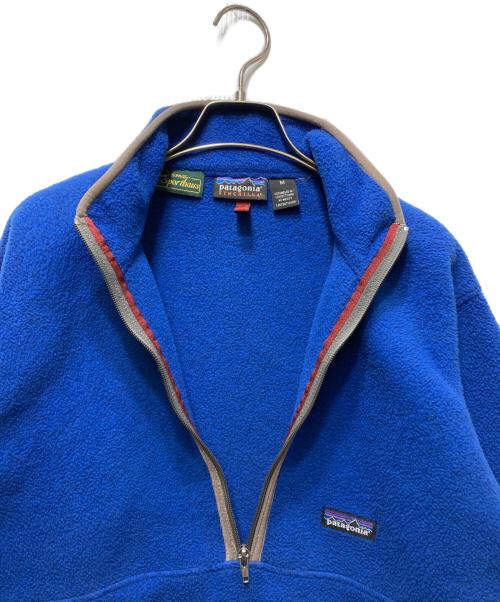 Patagonia（パタゴニア）Patagonia (パタゴニア) シンチラフリースプルオーバー　25735 / メキシコ製 02年製 ブルー サイズ:Mの古着・服飾アイテム