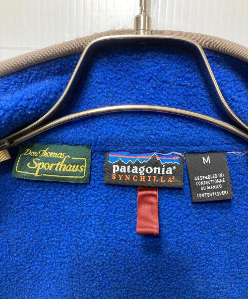 Patagonia（パタゴニア）Patagonia (パタゴニア) シンチラフリースプルオーバー　25735 / メキシコ製 02年製 ブルー サイズ:Mの古着・服飾アイテム
