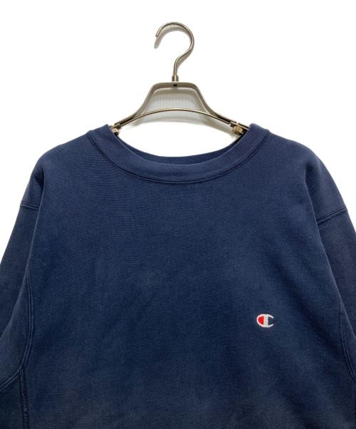 Champion REVERSE WEAVE（チャンピオン リバース ウィーブ）Champion REVERSE WEAVE (チャンピオン リバース ウィーブ) クルーネックスウェット ネイビー サイズ:Lの古着・服飾アイテム