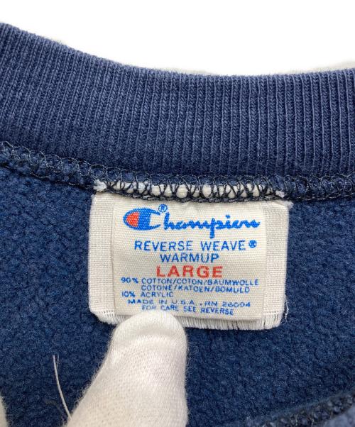 Champion REVERSE WEAVE（チャンピオン リバース ウィーブ）Champion REVERSE WEAVE (チャンピオン リバース ウィーブ) クルーネックスウェット ネイビー サイズ:Lの古着・服飾アイテム