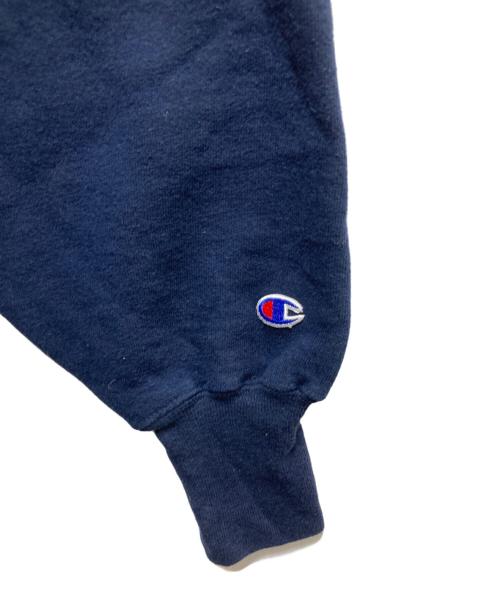 Champion REVERSE WEAVE（チャンピオン リバース ウィーブ）Champion REVERSE WEAVE (チャンピオン リバース ウィーブ) REVERSE WEAVE プルオーバーパーカー / 90’S 刺繍タグ USA製 ネイビー サイズ:Mの古着・服飾アイテム