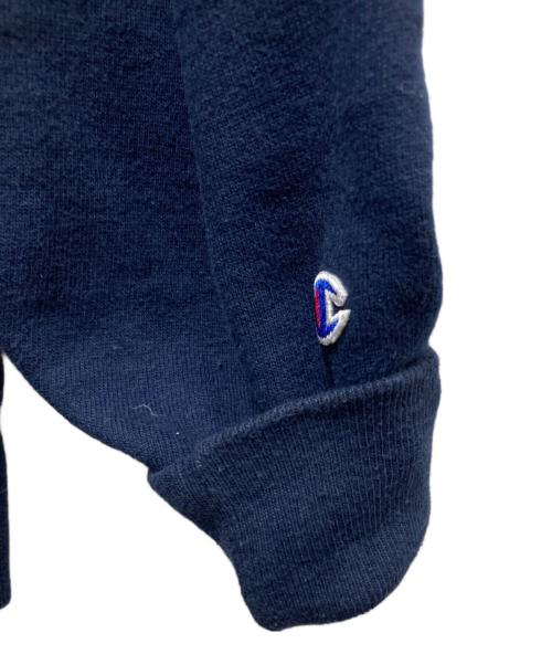 Champion REVERSE WEAVE（チャンピオン リバース ウィーブ）Champion REVERSE WEAVE (チャンピオン リバース ウィーブ) REVERSE WEAVE プルオーバーパーカー / 90’S 刺繍タグ USA製 ネイビー サイズ:Mの古着・服飾アイテム